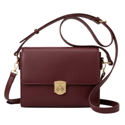 COSNOV DEEP BURGUNDY TOTE BAG