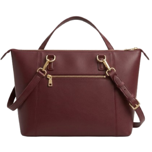 COSNOV BURGUNDY HANDBAG