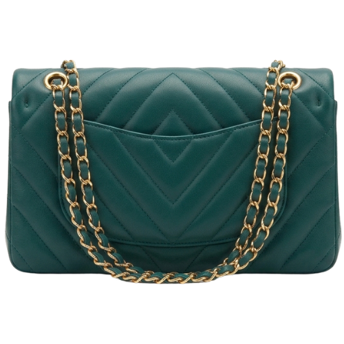 COSNOV DEEP TEAL GREEN HANDBAG