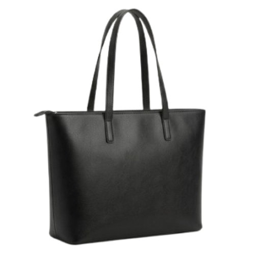 COSNOV BLACK FAUX LEATHER HANDBAG